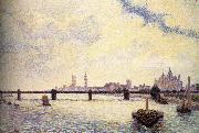 Camille Pissarro London Bridge painting